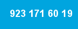 923 171 60 19 923 171 60 19